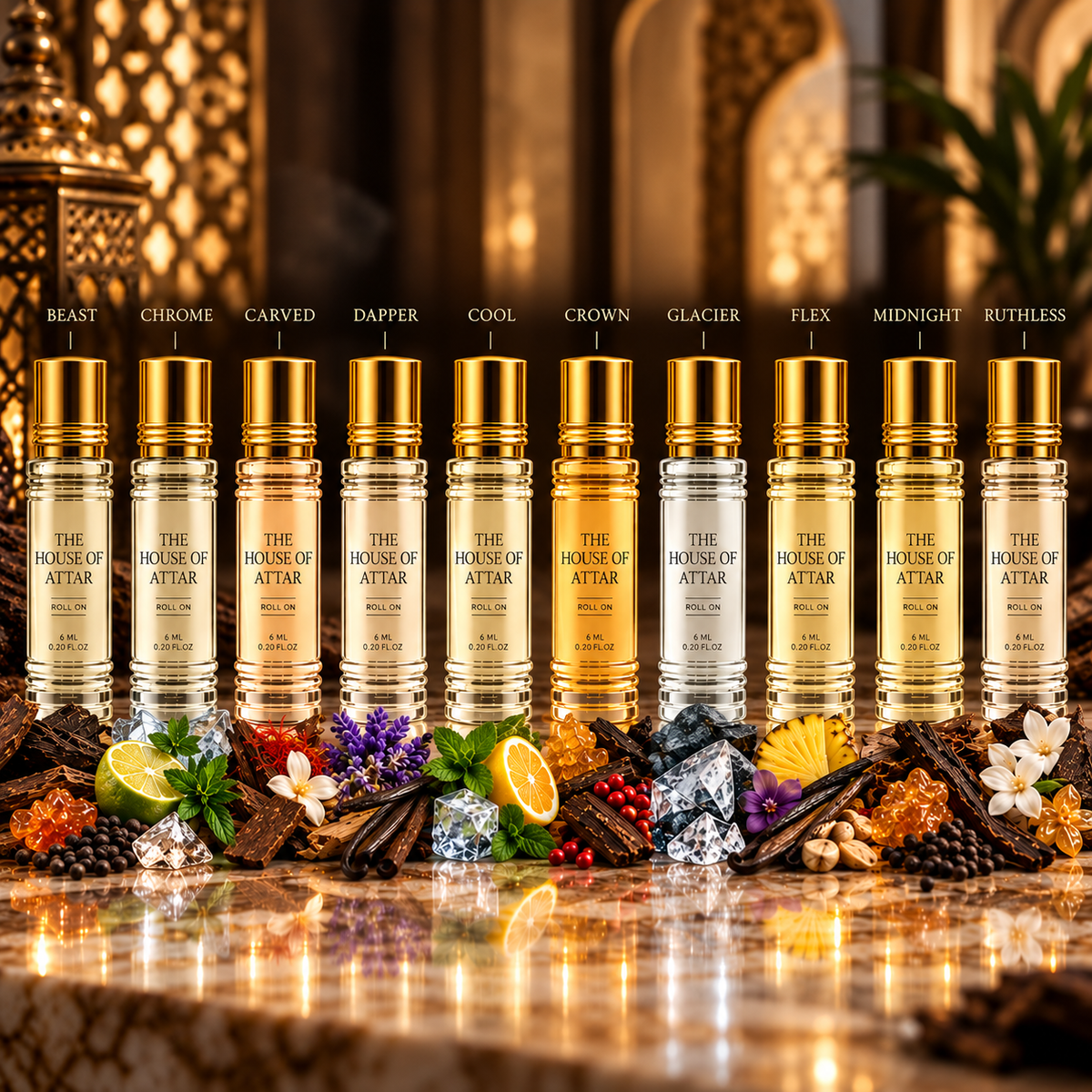 10 Pcs Attar Combo Pack